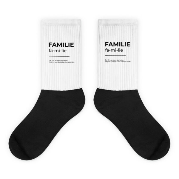 Socken “Definition Familie”