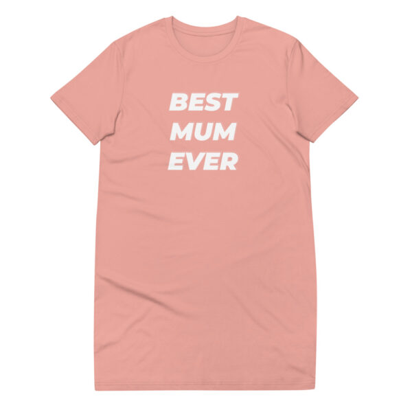 T-Shirt-Kleid “Best mom ever”