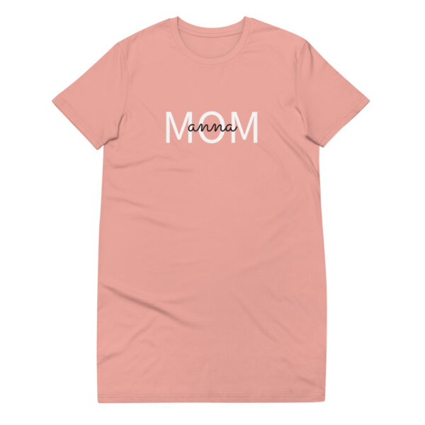 T-Shirt-Kleid “Mom + dein Name”