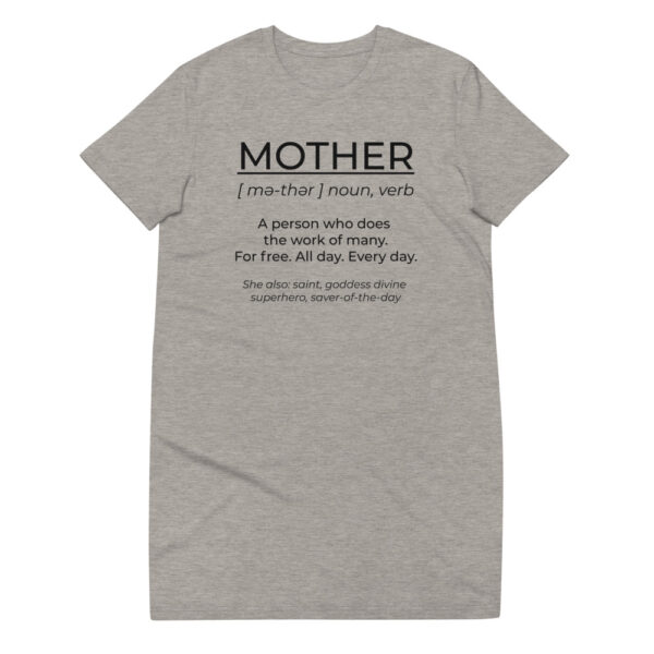 T-Shirt-Kleid “Mother Definition”