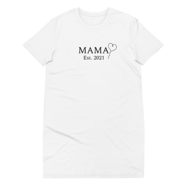 T-Shirt-Kleid “Mama Est. 2021”