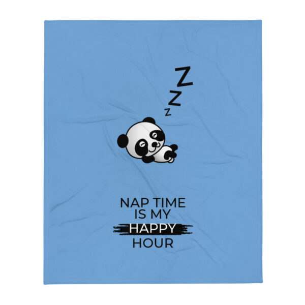 Babydecke “Nap time is my happy hour”