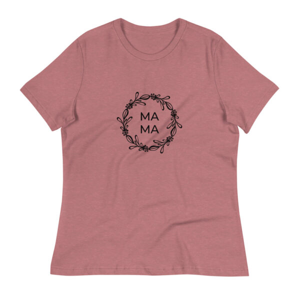Damen-T-Shirt “Blumenkranz Mama”